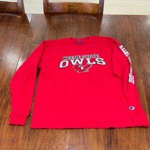 Champion Dark Red Keene State Owls Graphic Tee